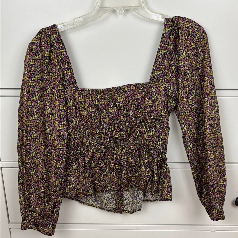 J. Crew Women's Floral Liberty Fabric Blouse - Size 6